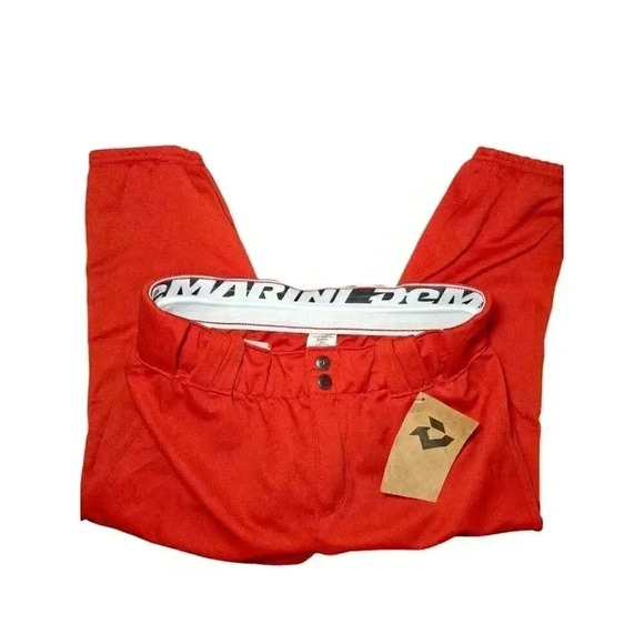 Demarini Apparel Girls Size Large Red Softball Pants WTD4040CHGL New with Tags - Picture 4 of 6